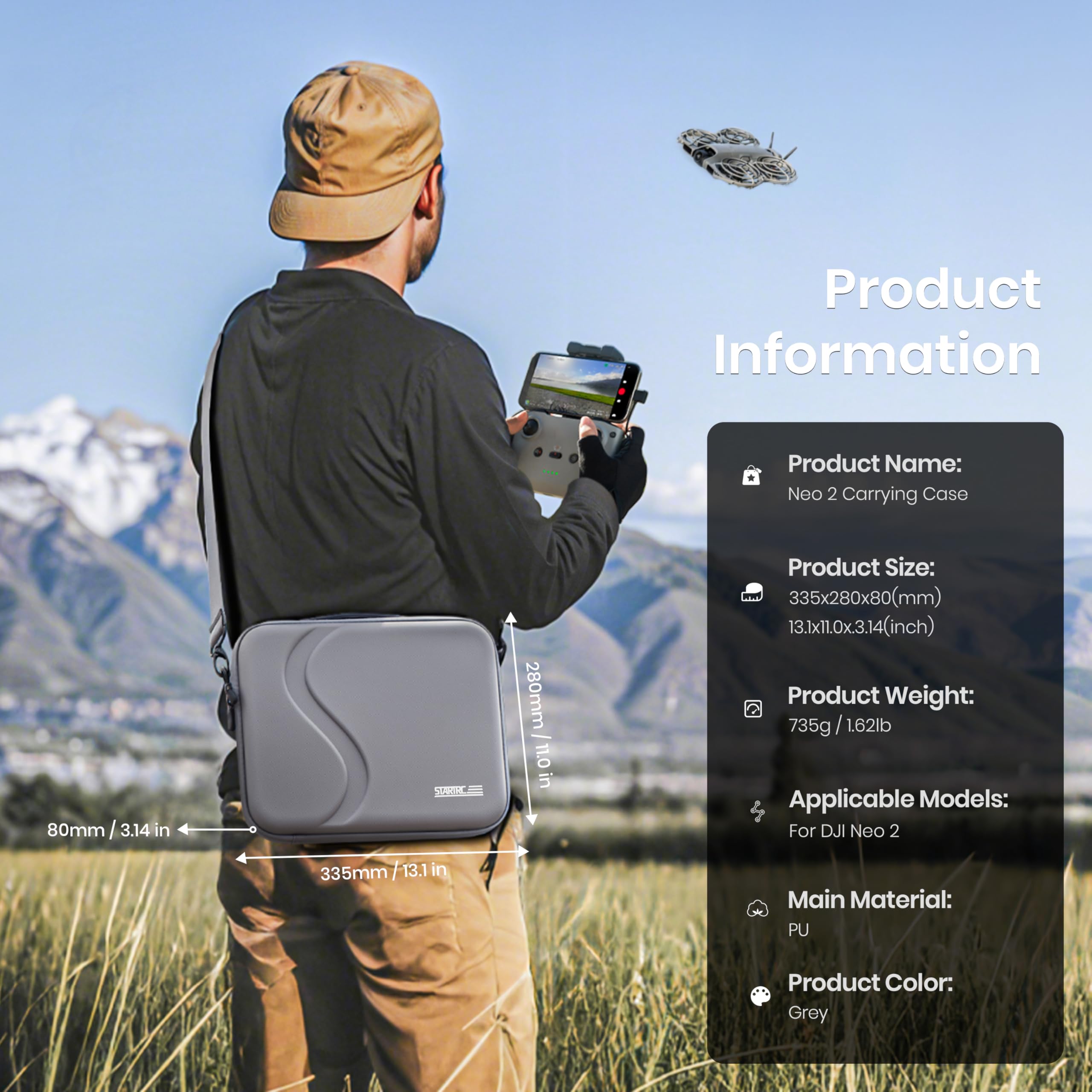 Drone Carrying Case - Чехол для аксессуаров DJI Neo 2