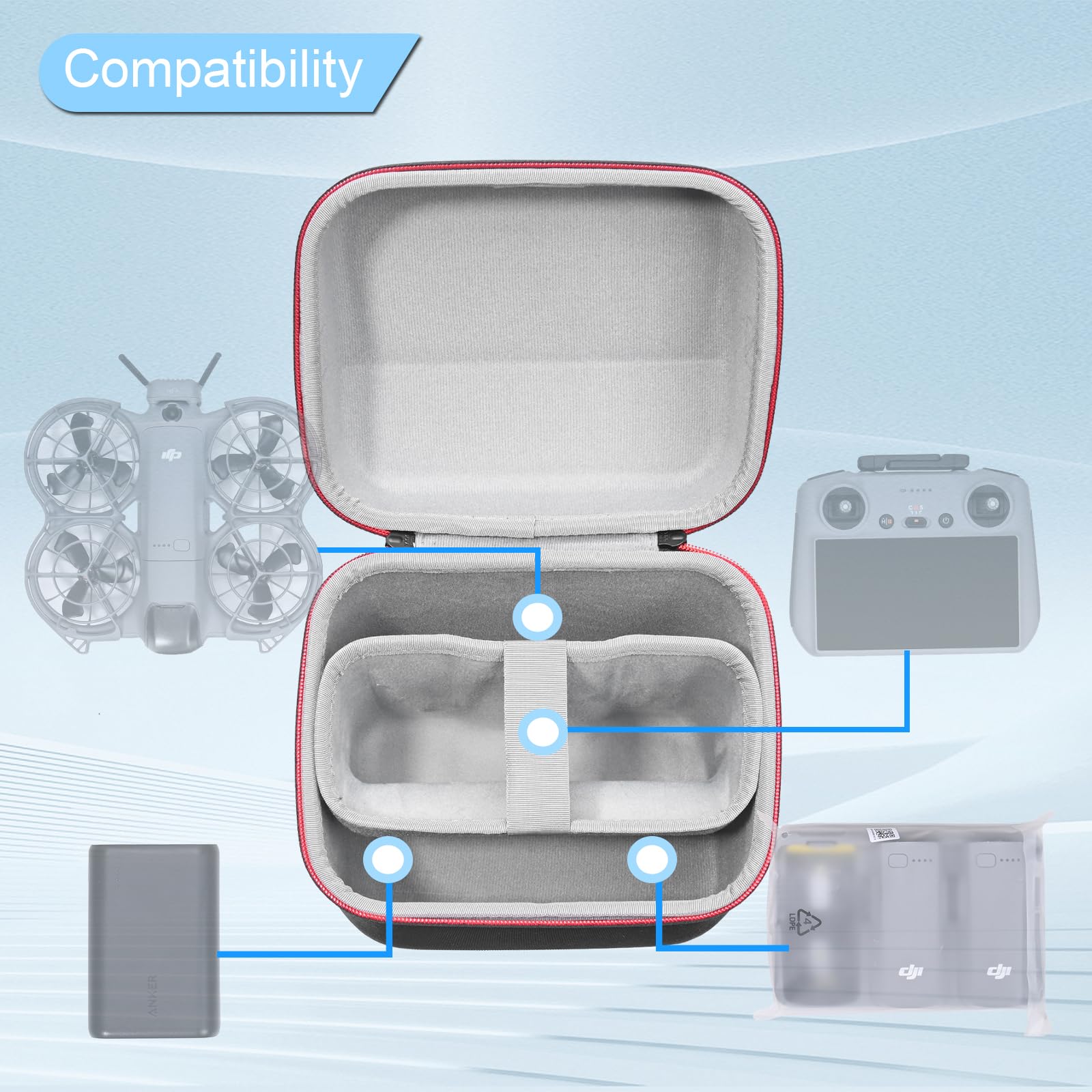 Портативный кейс для DJI Neo 2 – обзор и цена Drone Carrying Case