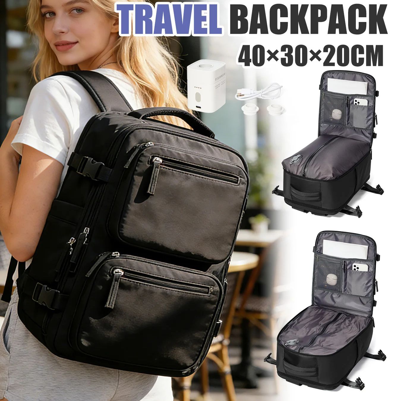 Женский рюкзак-чемодан с насос – обзор и цена Drone Backpack