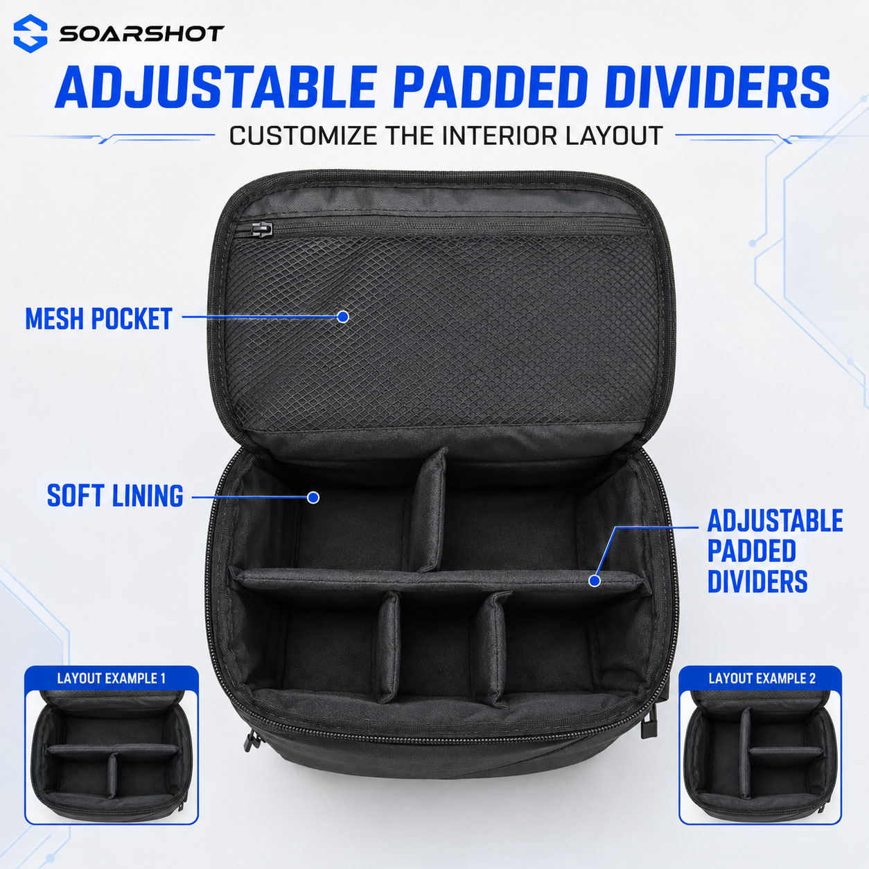Чехол SOARSHOT для очков DJI A – обзор и цена Drone Carrying Case